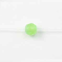 Sfaccettatura rotonda verde chiaro color giada 4mm x 10pz