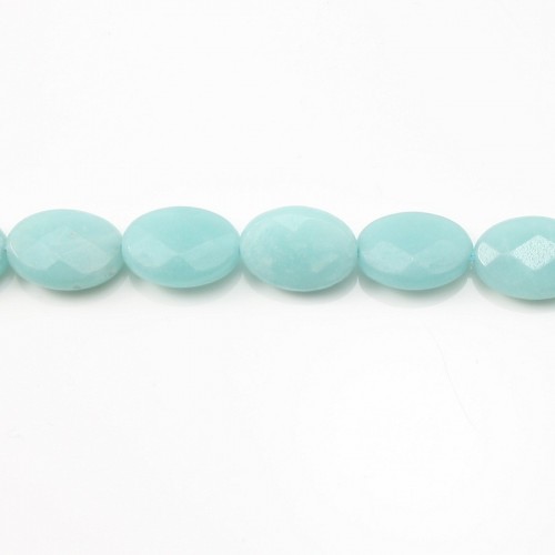 Amazonite Faceted Oval 8*10mm x 40cm