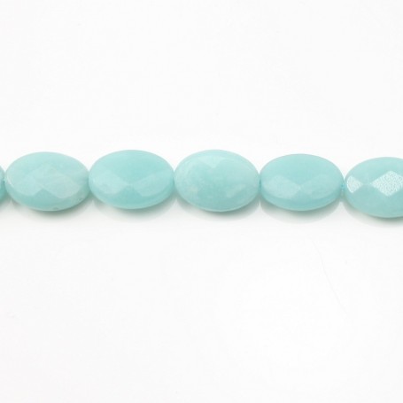 Amazonite Faceted Oval 10x14mm x 40cm