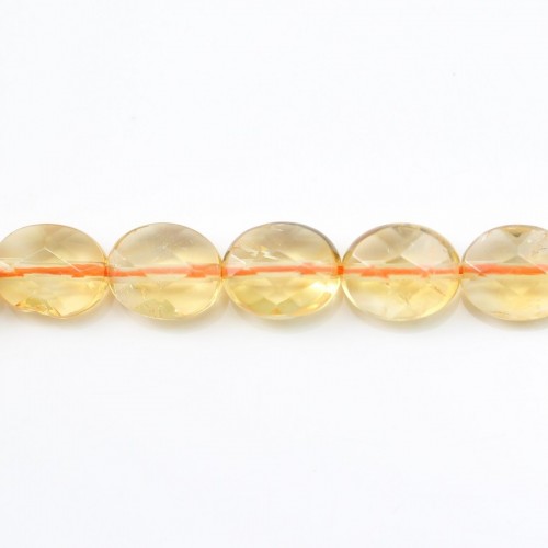 Citrine Faceted Oval 8*10mm x 40cm