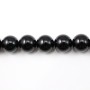 Onyx noir, ronde, 10mm x 40cm