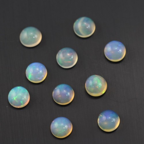 Opale etiope rotondo 7mm x 1pc