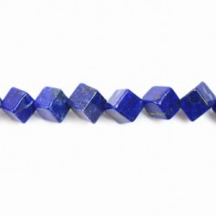 Lapis-lazuli cube 6x6mm x 2pcs