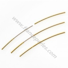 Clasps gold plated  for stainless wire 0.7mm X 1pc