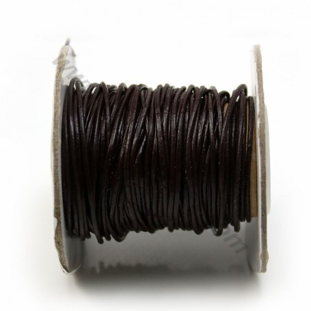 Leather brown cord 1.2mm x 1m