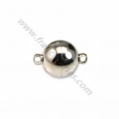 Steel magnetic clasp 6mm x 1pc
