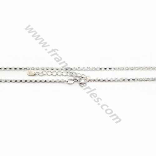 Jaseron links necklace sterling silver 925 2mm x 45cm