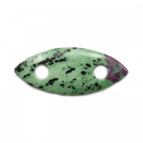 Pendant Ruby Zoisite Oval 33X77mm