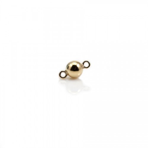 Breloque en Gold Filled, en forme de boule avec anneau, 4mm x 1pc