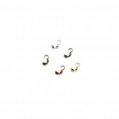Metal knot cover, in size of 3mm, x 50pcs