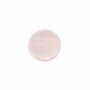 Cabochon quartz rose, rond plat 25mm x 1pc