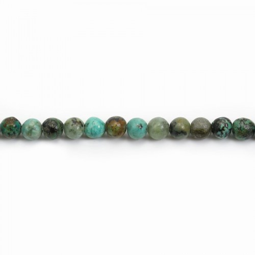 Round African Turquoise 4mm x 10pcs