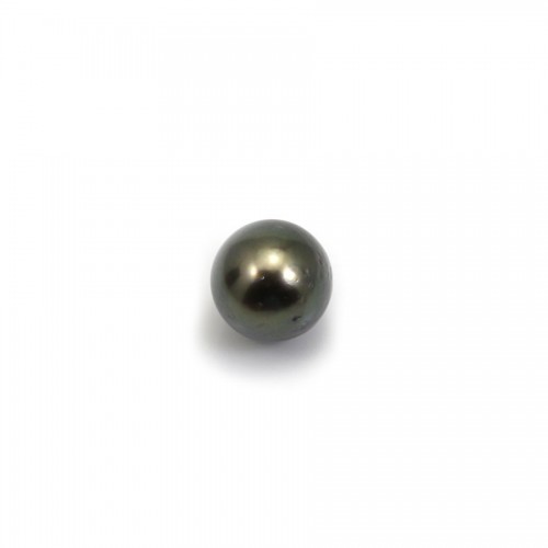 Perla cultivada de Tahití, redonda, 8,5-9mm B x 1ud