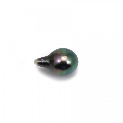 Perla cultivada de Tahití, gota 9-10mm x 1pc