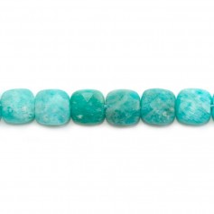 Amazonite blue, in the shape of a square 8mm x 4pcs