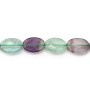 Fluorite faceted oval