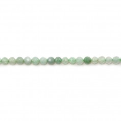 Jade natural redondo facetado 2mm x 39cm