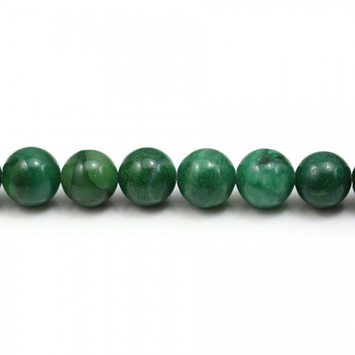 Jade verdete redondo 8mm x 38cm