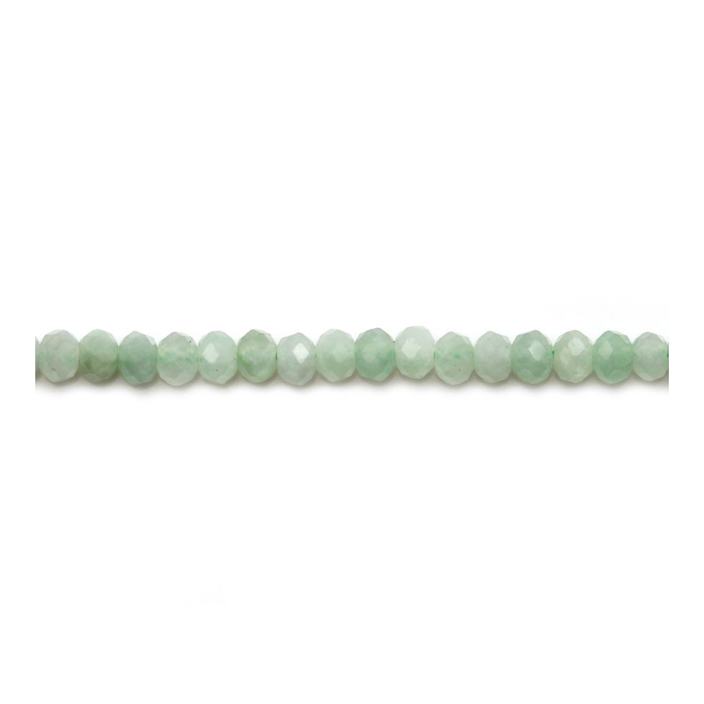 5x8mm Naturel Rose Morganite gemme à facettes Boulier perles Collier 18" AAA 