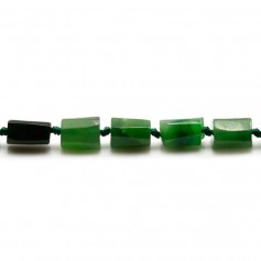 Jade, forma barroca 8x12mm x 40cm