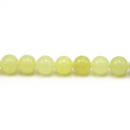 Jade lemon rond 6mm x 40cm
