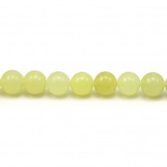 Jade lemon rund 6mm x 38cm
