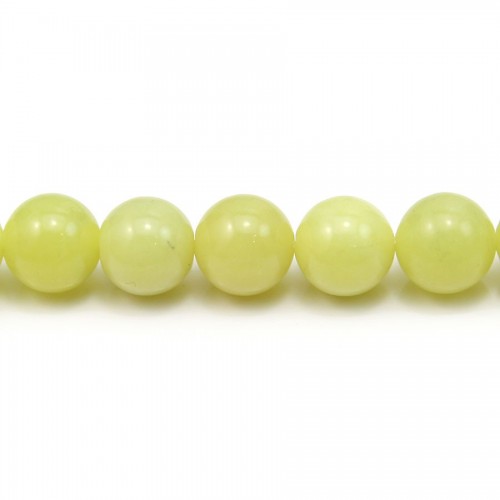 Jade limón redondo 10mm x 40cm