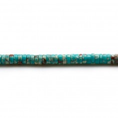 Marmo colorato, Heishi, 2x4,5 mm x 39 cm