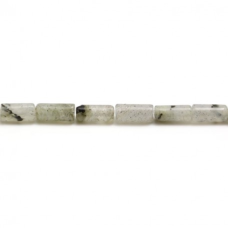 Labradorite tube 3.5x8mm x 40cm
