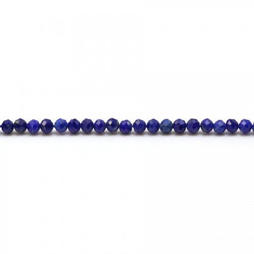Lapis lazuli rondelle facette 1.8x2.2mm x 40cm