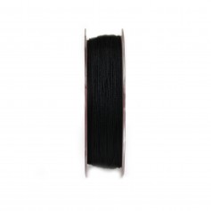 Fil polyester noir 0.5mm x 50m