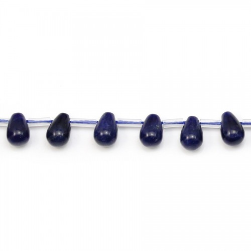 Sodalite in the shape of a drop, measuring 6 * 9mm x 4pcs