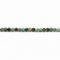 Round African turquoise, 3mm x 39cm