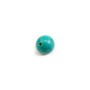 Turquoise semi-percé rond 6mm x 1pc 