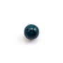 Apatite, in blue color, half drilled, round 8mm x 2pcs