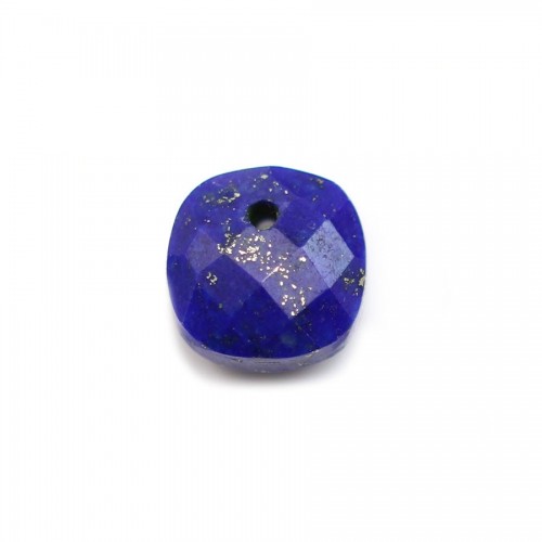 Pendentif lapis lazuli facette 10mm x 1pc