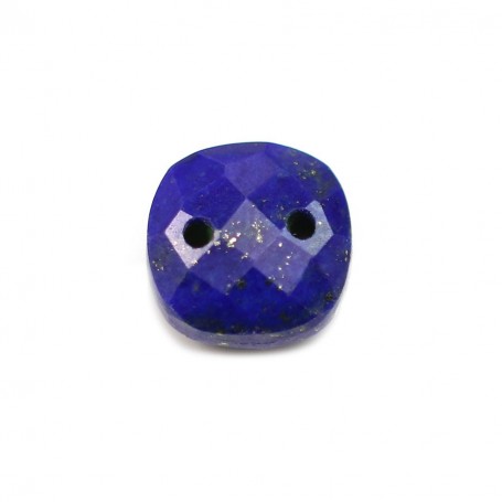 Intercalary lapis lazuli with 2 holes 10mm x 1pc
