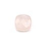 Intercalaire en quartz rose avec 2 trous 10mm x 1pc