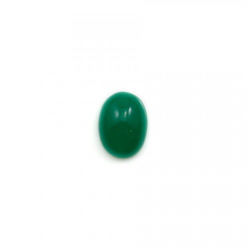 Cabochon d'aventurine verte, qualité A+, de forme ovale, 6*8mm x 1pc
