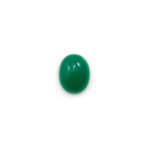 Cabochon di avventurina verde, qualità A+, forma ovale, 8x10 mm x 1 pz
