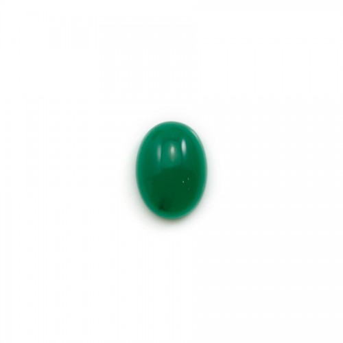 Cabochon d'aventurine verte, qualité A+, de forme ovale, 8*11mm x 1pc