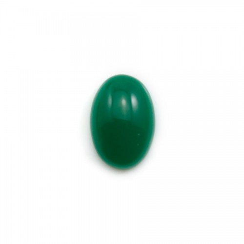 Cabujón de aventurina verde, calidad A+, forma ovalada, 9x13mm x 1pc