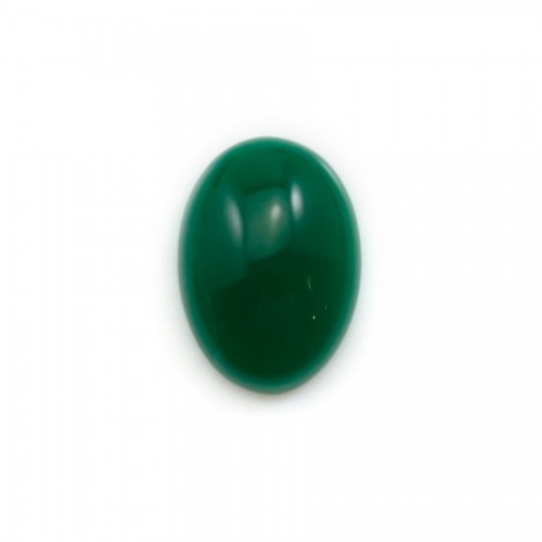 Cabochão aventurino verde, qualidade A+, forma oval, 12x16mm x 1pc