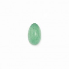 Cabochon di avventurina verde, forma ovale, 3 * 5 mm x 4 pezzi