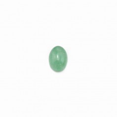Cabochon aventurino verde, forma oval, 4 * 6mm x 4pcs