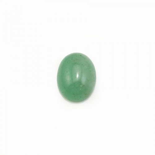 Cabochon di avventurina verde, forma ovale, 7 * 9 mm x 4 pezzi