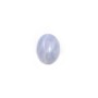 Cabochon de calcédoine bleu, de forme ovale, 7 * 9mm x 4pcs