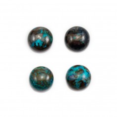 Chryscolle cabochon, in round shape 10mm x 1pc