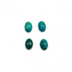 Cabochon chrysocolle, in oval shape 5x7mm x 1pc