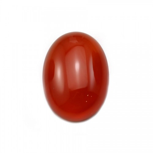 Agata rossa ovale cabochon 13x18 mm x 2 pezzi
